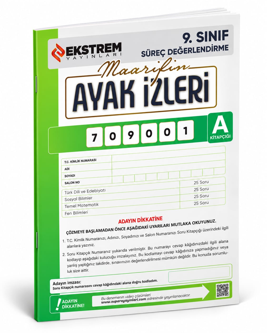 EKSTREM 9. SINIF SÜREÇ DEĞERLENDİRME -A